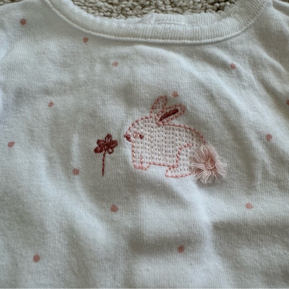 6M Bunny Carter’s Baby Clothes 1 Onesie, 1 Skirt, 1 Pants - Picture 4 of 10